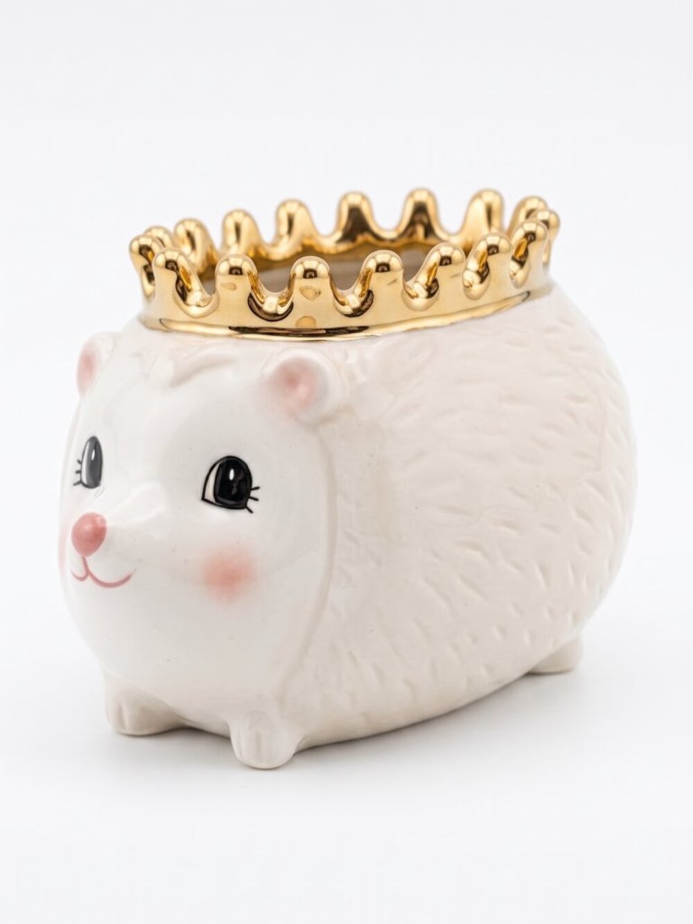 Happy Royal Hedgehog ceramic planter jar, Charmed Aroma